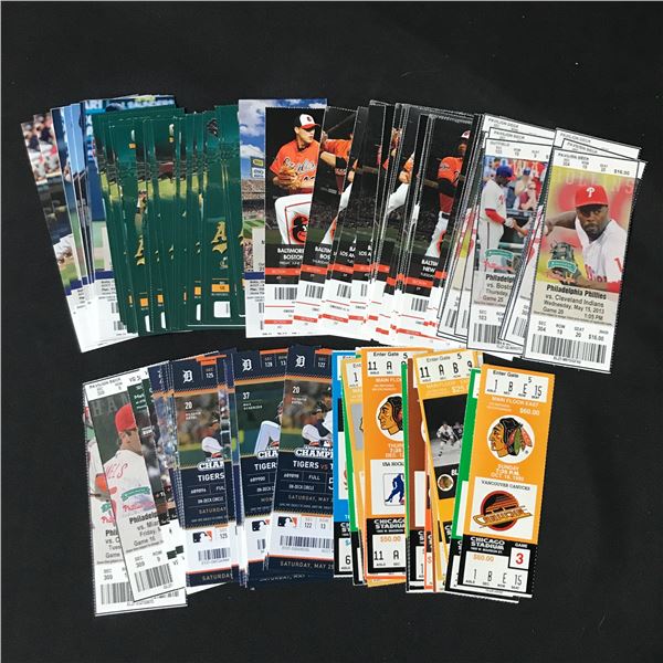 LOT OF LOOSE SPORTS TICKETS