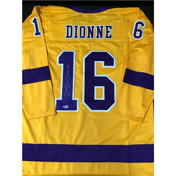 MARCEL DIONNE SIGNED LOS ANGELES KINGS JERSEY - BECKETT COA
