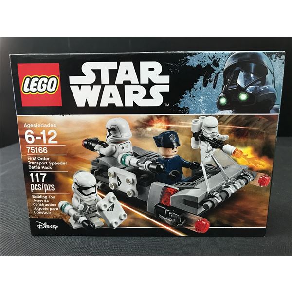LEGO STAR WARS #75166 FIRST ORDER TRANSPORT SPEEDER BATTLE PACK IN ORIGINAL PACKAGING