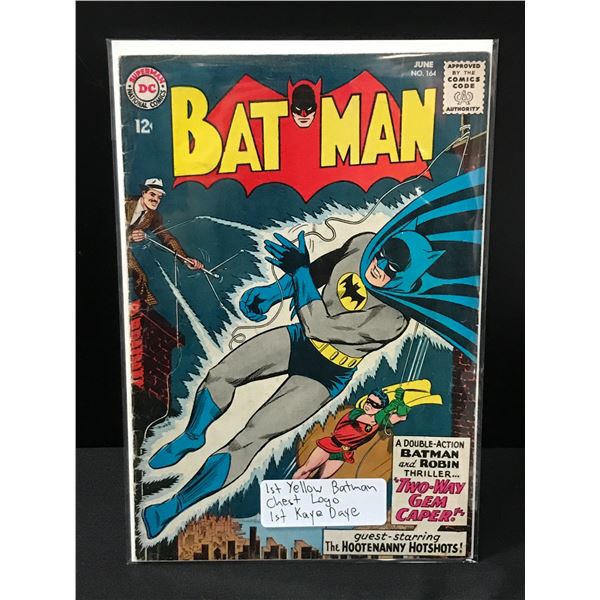 BATMAN #164 1ST KAYE DAYE - DC COMICS