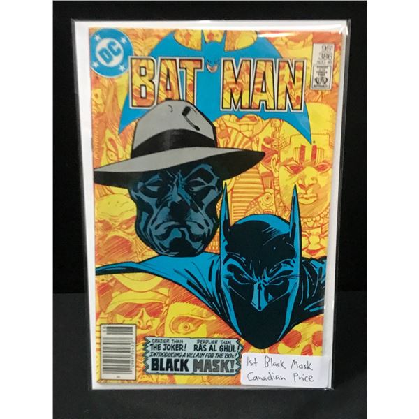 BATMAN #386 1ST BLACK MASK CPV - DC COMICS