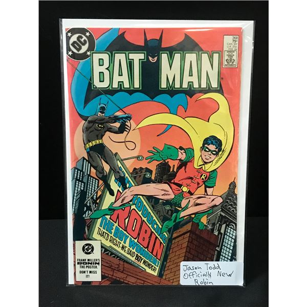 BATMAN #368 JASON TODD OFFICIALLY NEW ROBIN - DC COMICS
