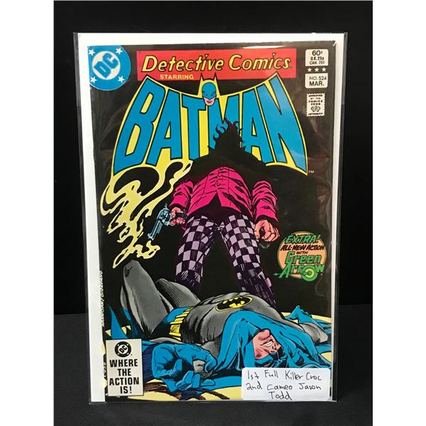 DETECTIVE COMICS #524 1ST FULL KILLER CROC - DC COMICS