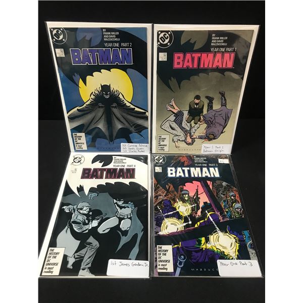 LOT OF 4 BATMAN YEAR ONE COMICS 1-4 - DC COMICS
