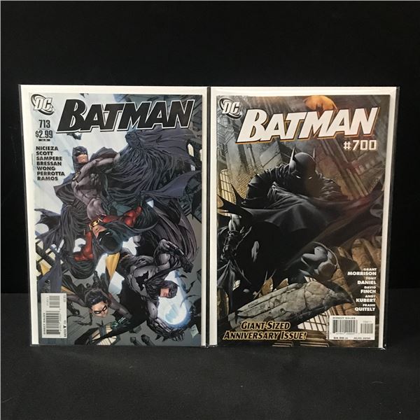LOT OF 2 BATMAN COMICS - DC COMICS