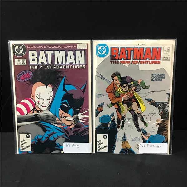 LOT OF 2 BATMAN THE NEW ADVENTURES COMICS - DC COMICS