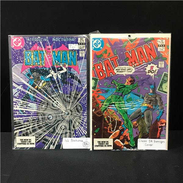 LOT OF 2 BATMAN COMICS #362-363 - DC COMICS