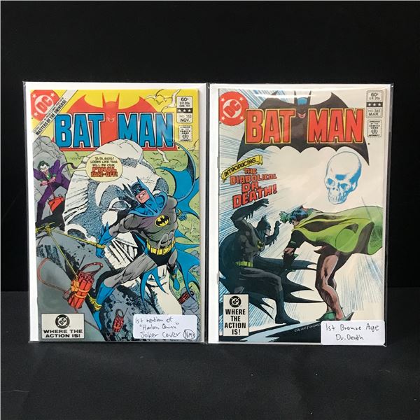 LOT OF 2 BATMAN COMICS - DC COMICS