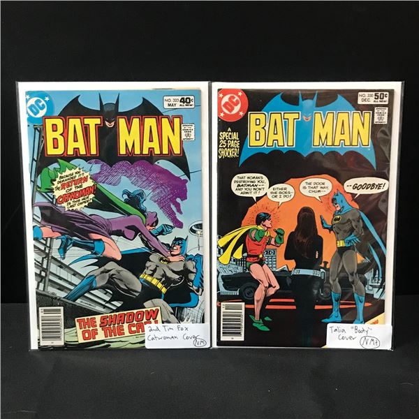 LOT OF 2 BATMAN COMICS - DC COMICS