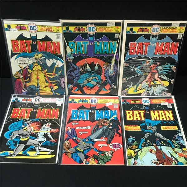 LOT OF 6 BATMAN COMICS - DC COMICS