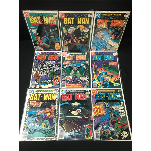LOT OF 9 BATMAN COMICS - DC COMICS