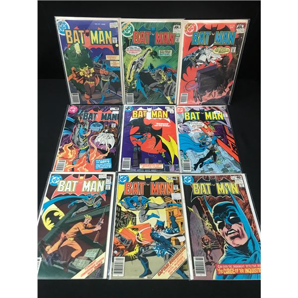 LOT OF 9 BATMAN COMICS - DC COMICS