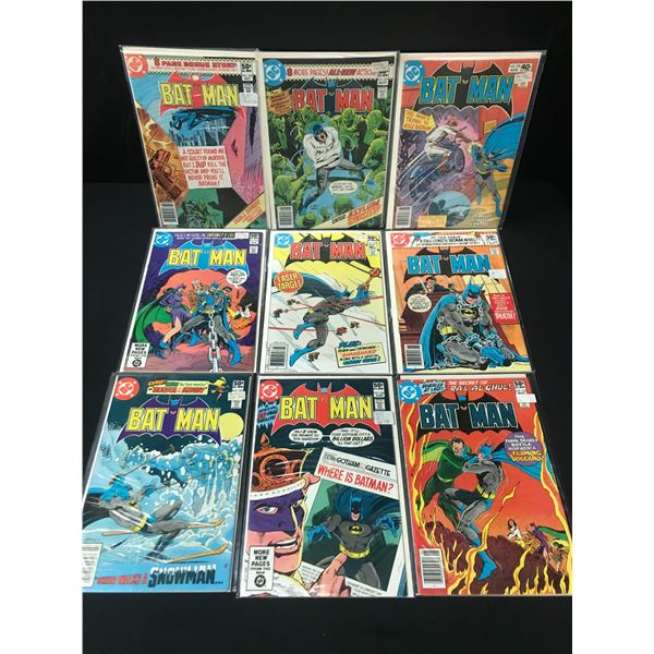 LOT OF 9 BATMAN COMICS - DC COMICS