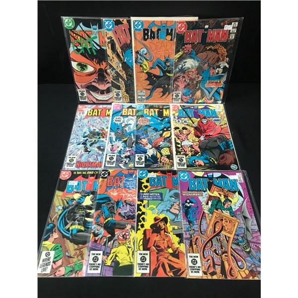 LOT OF 12 BATMAN COMICS - DC COMICS