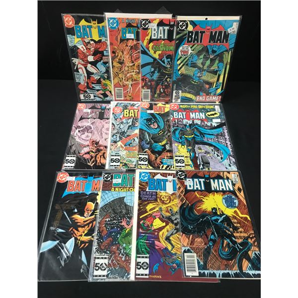 LOT OF 12 BATMAN COMICS - DC COMICS