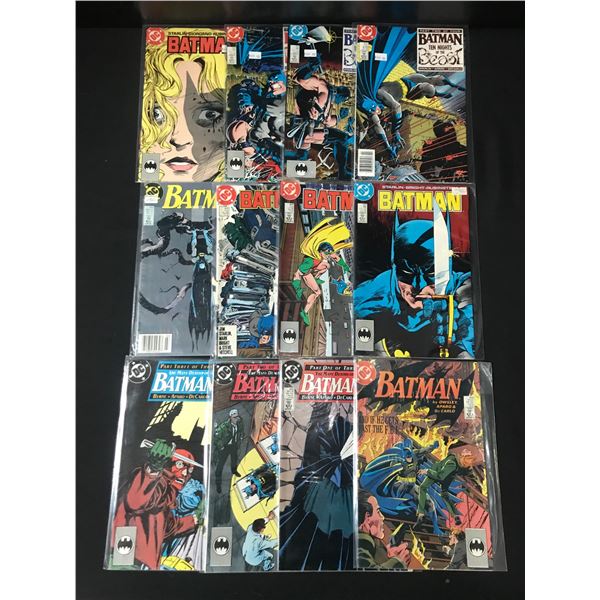 LOT OF 12 BATMAN COMICS - DC COMICS