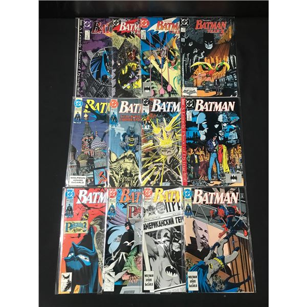 LOT OF 12 BATMAN COMICS - DC COMICS