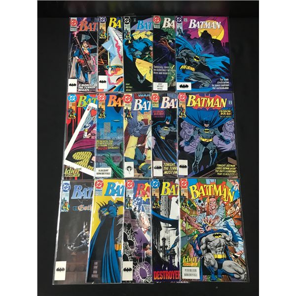 LOT OF 15 BATMAN COMICS - DC COMICS