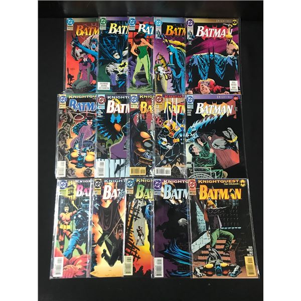 LOT OF 15 BATMAN COMICS - DC COMICS