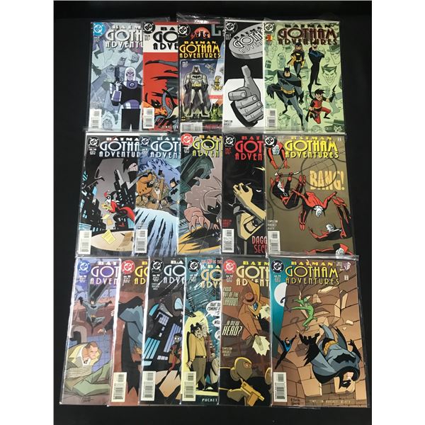 LOT OF 15 GOTHAM ADVENTURES COMICS - DC COMICS