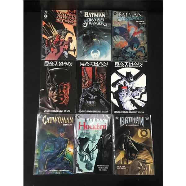 LOT OF 9 BATMAN BASED COMICS - DC COMICS