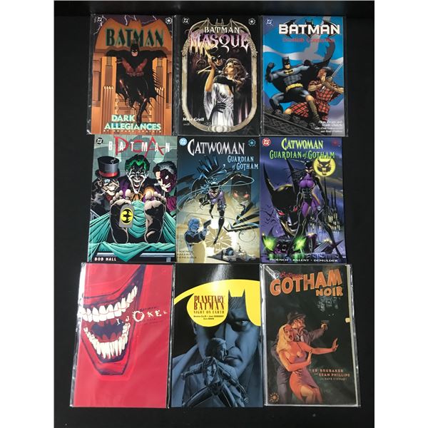 LOT OF 9 BATMAN BASED COMICS - DC COMICS