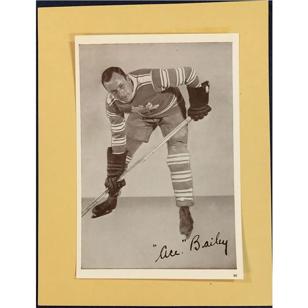 1935-36 CROWN BRAND ACE BAILEY (HOF)