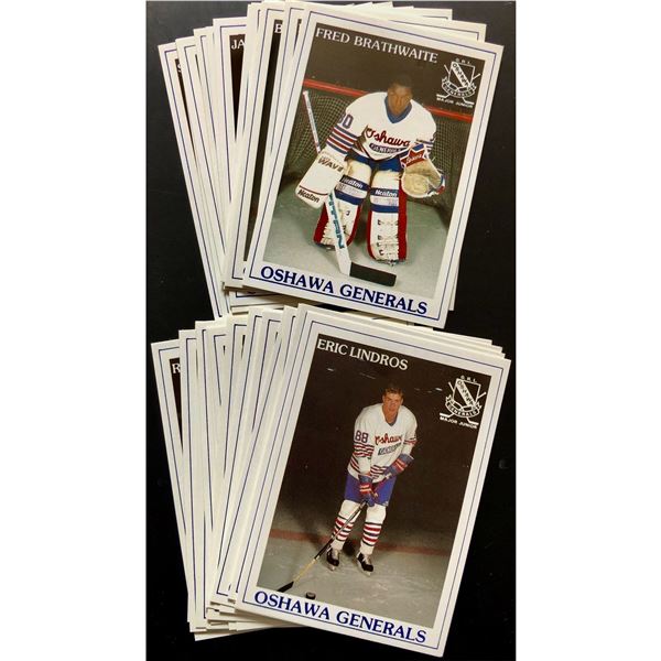1990-91 OSHAWA GENERALS (OHL) POLICE - COMPLETE SET
