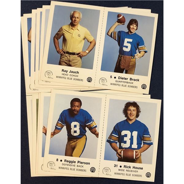 1982 WINNIPEG BLUE BOMBERS POLICE SET
