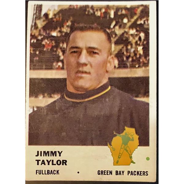1961 FLEER NFL JIM TAYLOR (HOF)