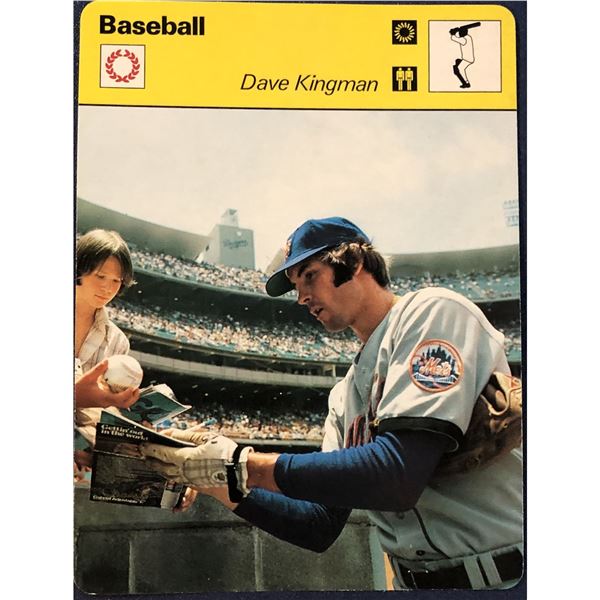 1978 SPORTSCASTER DAVE KINGMAN