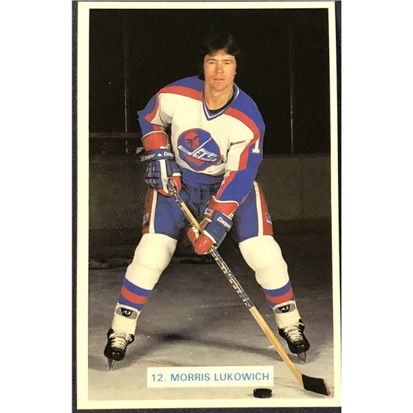 1982-83 WINNIPEG JETS POSTCARDS - MORRIS LUKOWICH