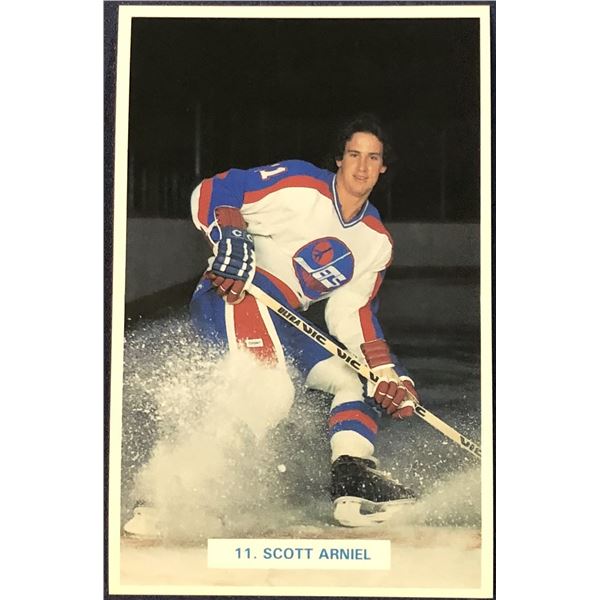 1982-83 WINNIPEG JETS POSTCARDS - SCOTT ARNIEL