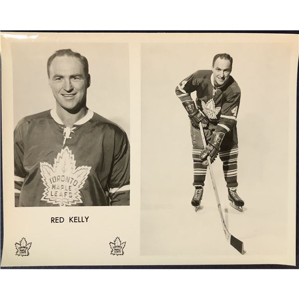 TORONTO MAPLE LEAFS PUBLICITY GLOSSY - RED KELLY (HOF)