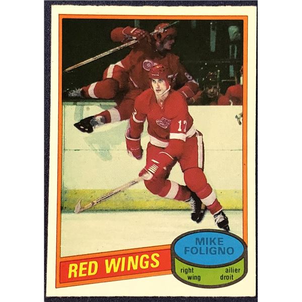 1980-81 O-PEE-CHEE MIKE FOLIGNO ROOKIE CARD
