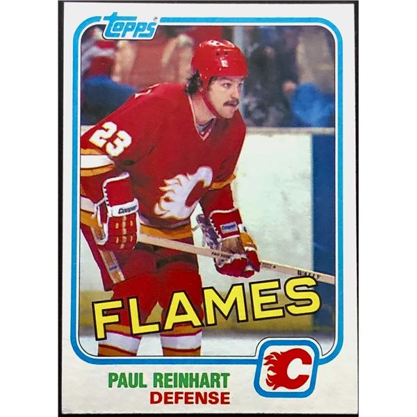 1981-82 TOPPS PAUL REINHART