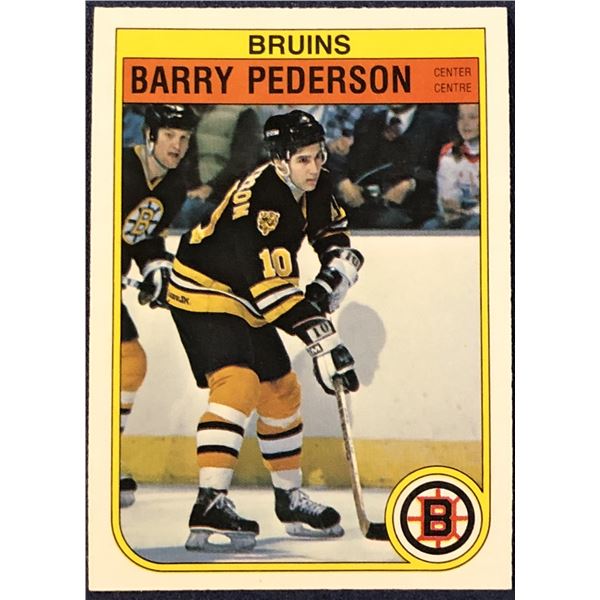 1982-83 O-PEE-CHEE BARRY PEDERSON ROOKIE CARD