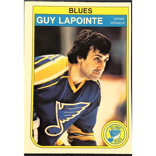 1982-83 O-PEE-CHEE GUY LAPOINTE (HOF)