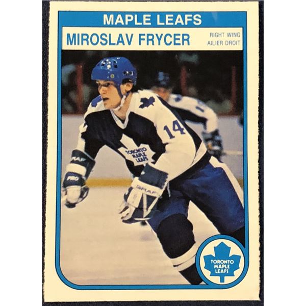 1982-83 O-PEE-CHEE MIROSLAV FRYCER ROOKIE CARD