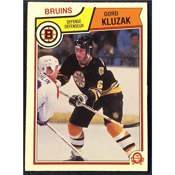 1983-84 O-PEE-CHEE GORD KLUZAK ROOKIE CARD