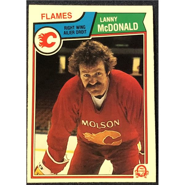 1983-84 O-PEE-CHEE LANNY McDONALD (HOF)