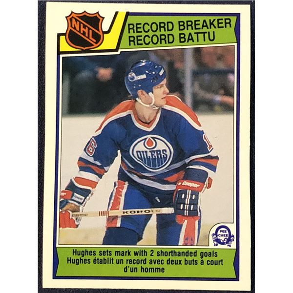 1983-84 O-PEE-CHEE PAT HUGHES