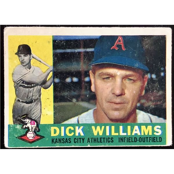 1960 TOPPS DICK WILLIAMS (HOF)