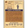 Image 2 : 1974-75 O-PEE-CHEE WHA RUSTY PATENAUDE