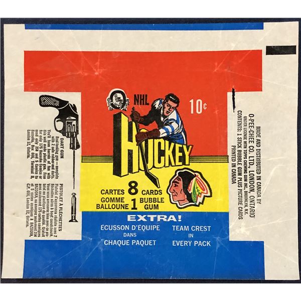 1971-72 O-PEE-CHEE NHL HOCKEY WRAPPER