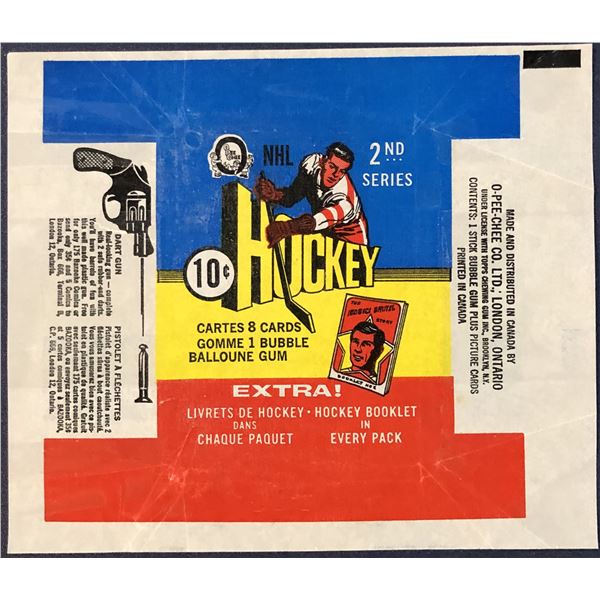 1971-72 O-PEE-CHEE NHL SERIES TWO HOCKEY WRAPPER