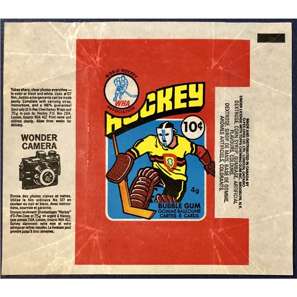 1976-77 O-PEE-CHEE WHA HOCKEY WRAPPER