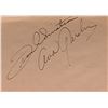Image 1 : Ava Gardner and Frank Sinatra signature slip