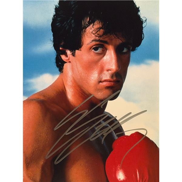 Rocky Sylvester Stallone signed photo