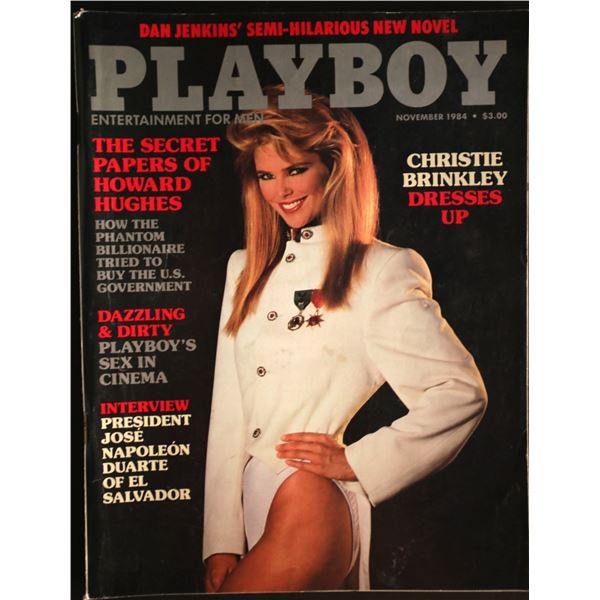 Playboy Magazine November 1984 Christie Brinkley Issue